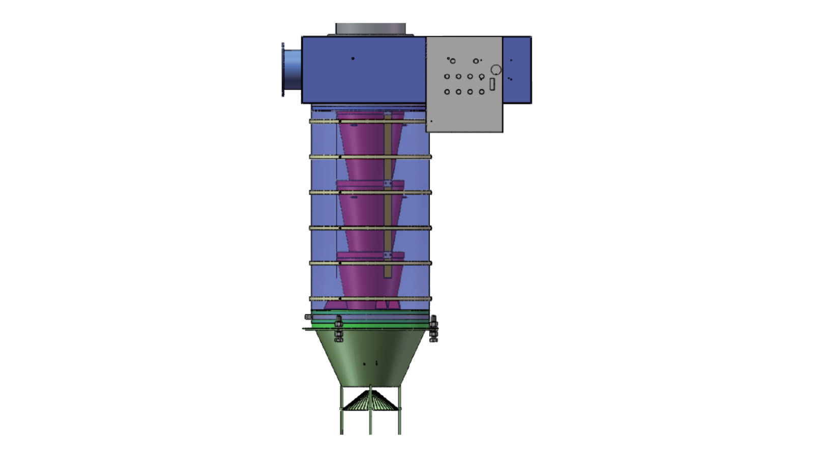 可移动伸缩溜管